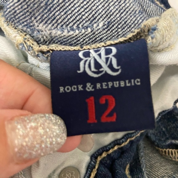 RRR Republic jeans shorts women’s size 12 distressed - Picture 7 of 7